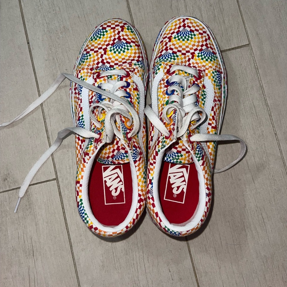 Vans old school platform x pride collection 721454